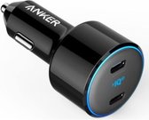 Anker PowerDrive+ III Autolader met Dubbele USB-C Poort Zwart A2725H11