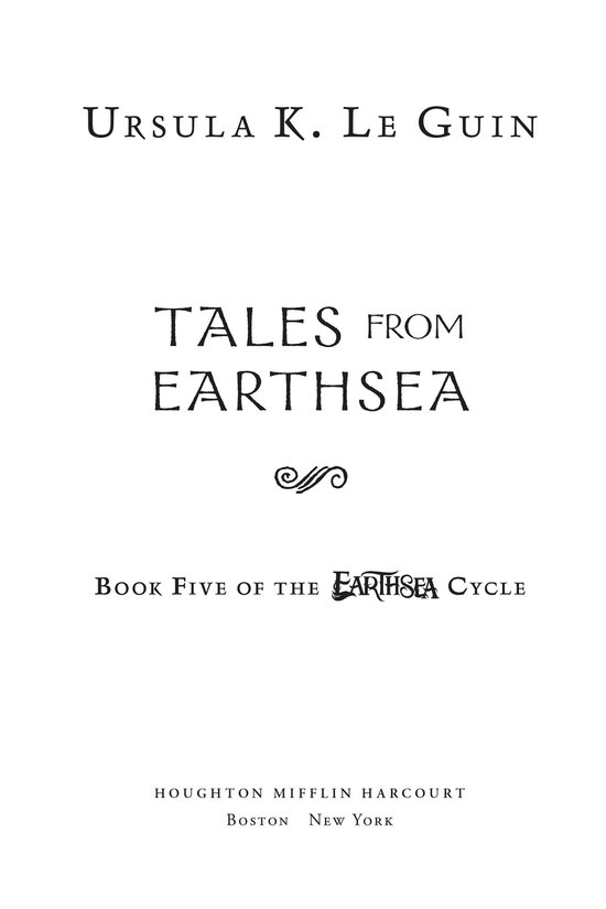 Tales from Earthsea - cover