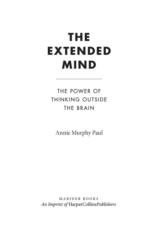 The Extended Mind - cover