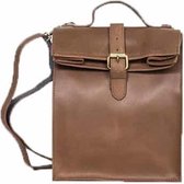Laauw Nine Streets Dames schoudertas rugtas bruin cognac - Terracotta