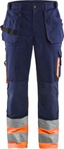 Blåkläder 1529-1860 Pantalon de travail High Vis Navy / Oranje taille 60
