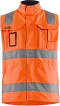 Blaklader Werkvest. Ongevoerd High Vis - High Vis Oranje/Marineblauw - 3XL