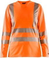 Blaklader Dames T-shirt lange mouw High Vis 3485-1013 - High Vis Oranje - XL