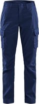 Blaklader Pantalon de travail industriel femme stretch 7144-1832 - Bleu marine/Bleu royal - C38