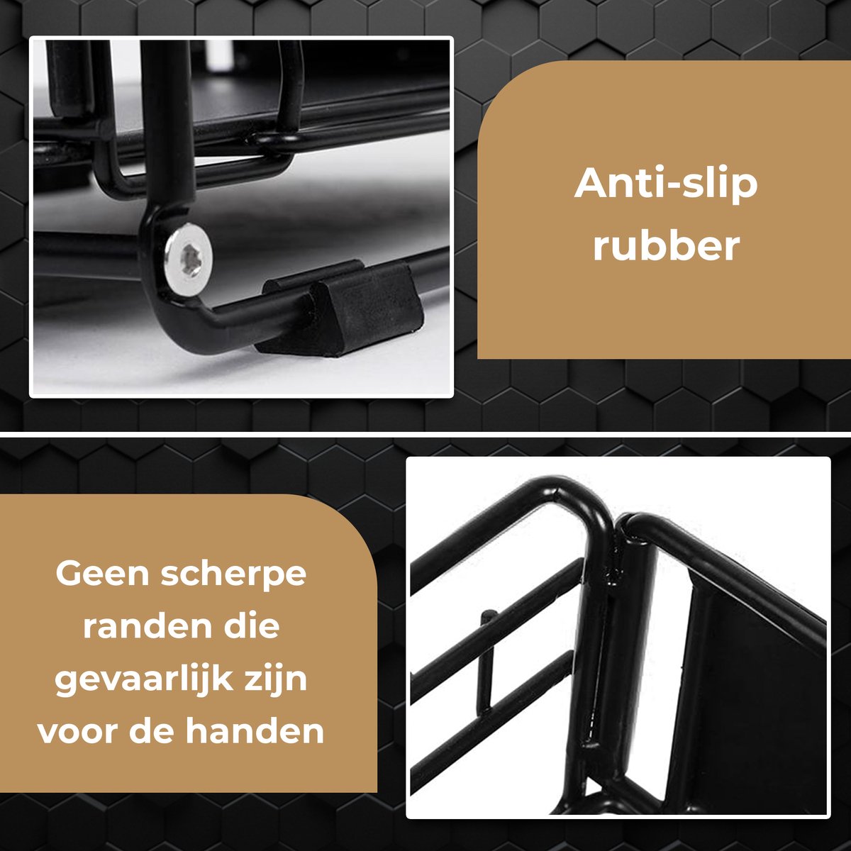 GEON Gootsteenkast organizer - Keukenkast organizer - Gootsteenrek - Badkamer organizer - Lade - Zwart — cadeau in Cadeau-ideeën - foto 6