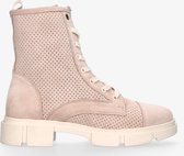 Tango | Romy 29-c PRE-ORDER nude suede perfo boot - bone white sole | Maat: 42