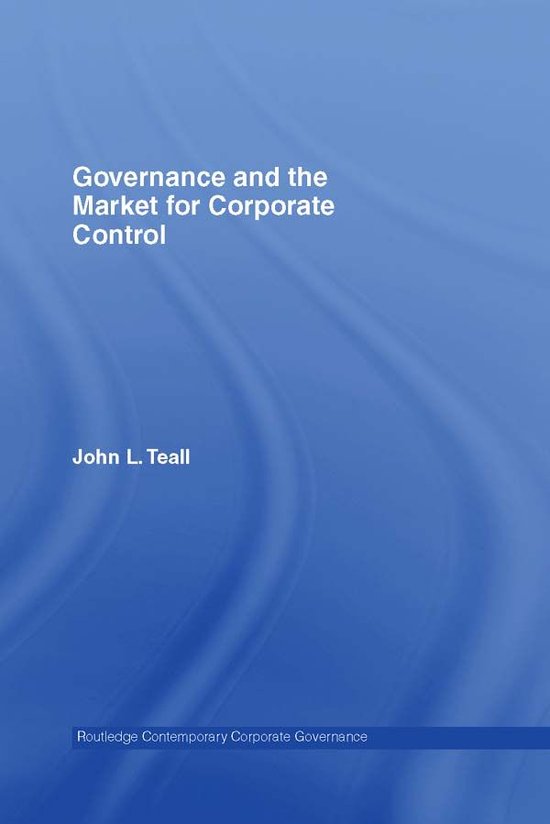 Governance and the Market for Corporate Control - cover