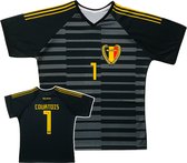 Voetbalshirt - België - Courtois - Zwart - Volwassenen - Extra Large