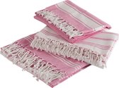 Handdoek | katoen | fuchsia | 220x160x (h)0.5 cm