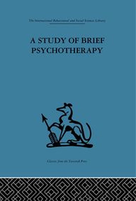 A Study of Brief Psychotherapy - cover