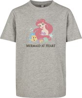 Disney Ariel The Little Mermaid Kinder Tshirt -Kids 122- Mermaid At Heart Grijs