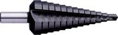 Foret étagé Exact 50061 HSS 4 - 12 mm TiAIN Longueur de joint 80 mm 3 queue plate 1 pc(s)