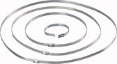 Conrad Components 546574 Kabelbinder 201 mm 4.60 mm Zilver 10 stuk(s)