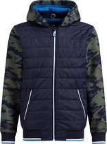 WE Fashion Jongens softshell jas met capuchon en dessin