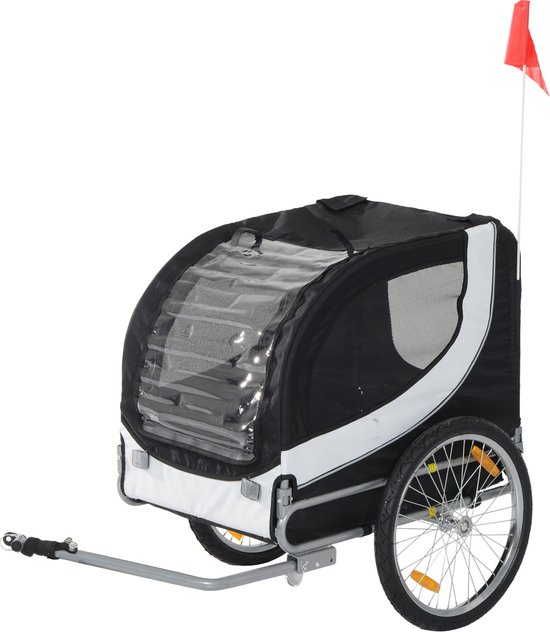 PawHut Hondenkar fietskar honden fiets kar hondendrager B4-0003-029