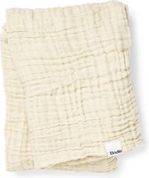 Elodie Kreukel Baby deken - Knuffeldeken- Dekentje - Dekentjes - Dekens - Hydrofiele doeken- Vanilla White (120x120cm)