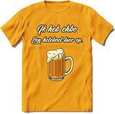 Ik Heb EHBO T-Shirt | Bier Kleding | Feest | Drank | Grappig Verjaardag Cadeau | - Geel - S