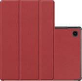 Samsung Galaxy Tab A8 Hoesje Case Hard Cover Hoes Book Case - Donker Rood