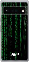 6F hoesje - geschikt voor Google Pixel 6 Pro -  Transparant TPU Case - Hacking The Matrix #ffffff