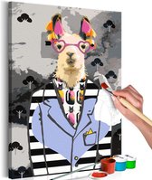 Doe-het-zelf op canvas schilderen - Crazy Alpaca.