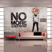 Fotobehang - No more questions.