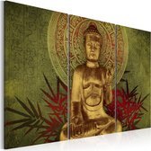 Schilderij - Saint Buddha.