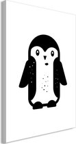 Schilderij - Funny Penguin (1 Part) Vertical.