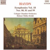 Haydn: Symphonies nos 80, 81 & 99 / Muller-Bruhl, Cologne CO
