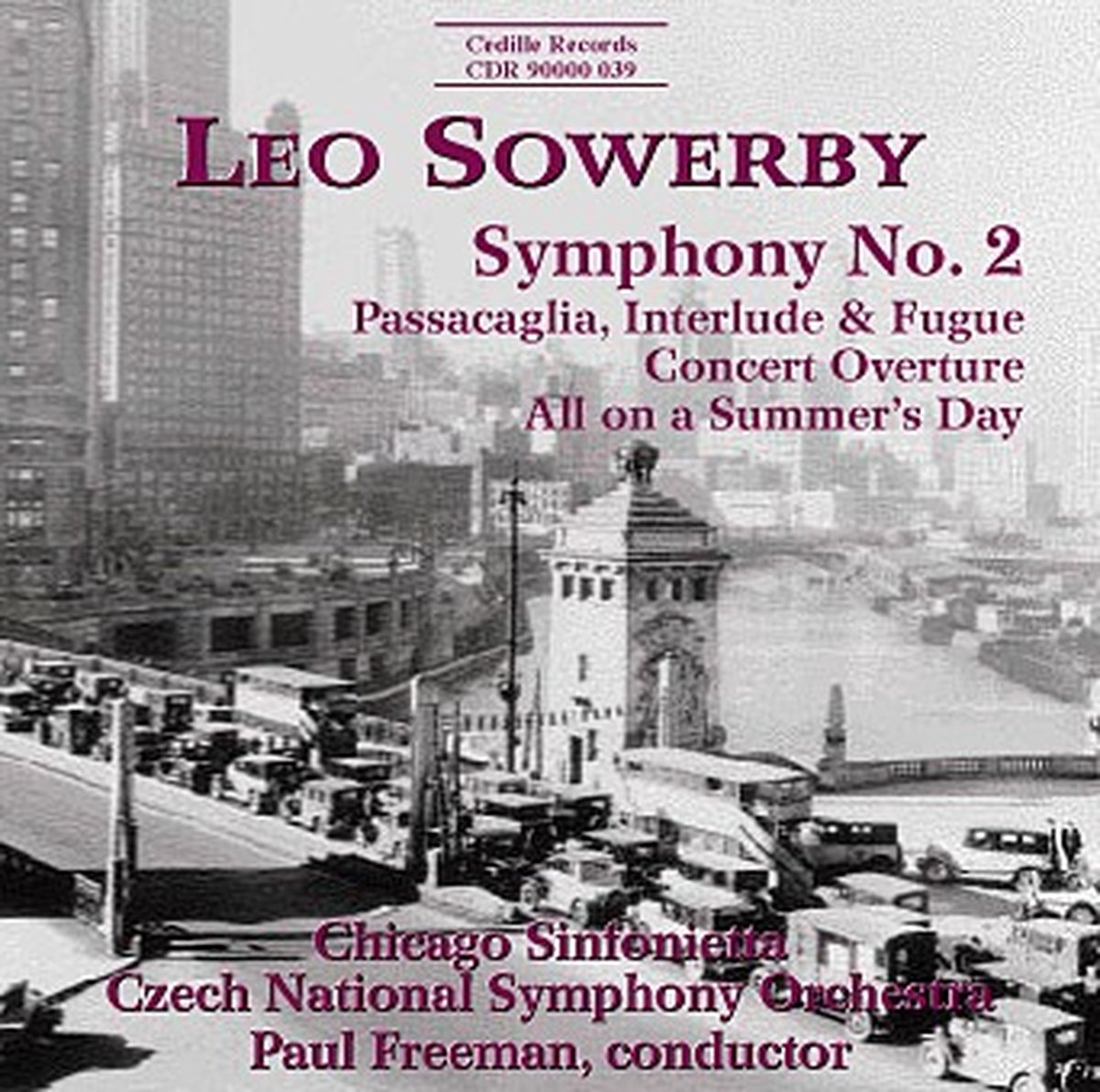 Czech National Symphony Orchestra, Paul Freeman - Sowerby: Symphony No.2 (CD)
