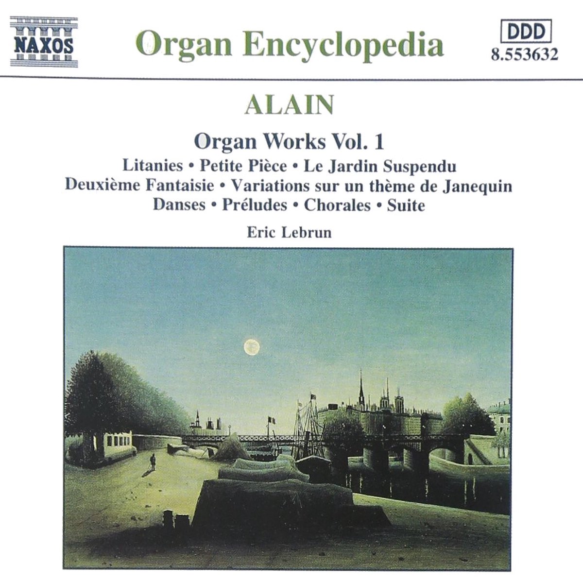Eric Lebrun - Alain: Organ Works 1 (CD)