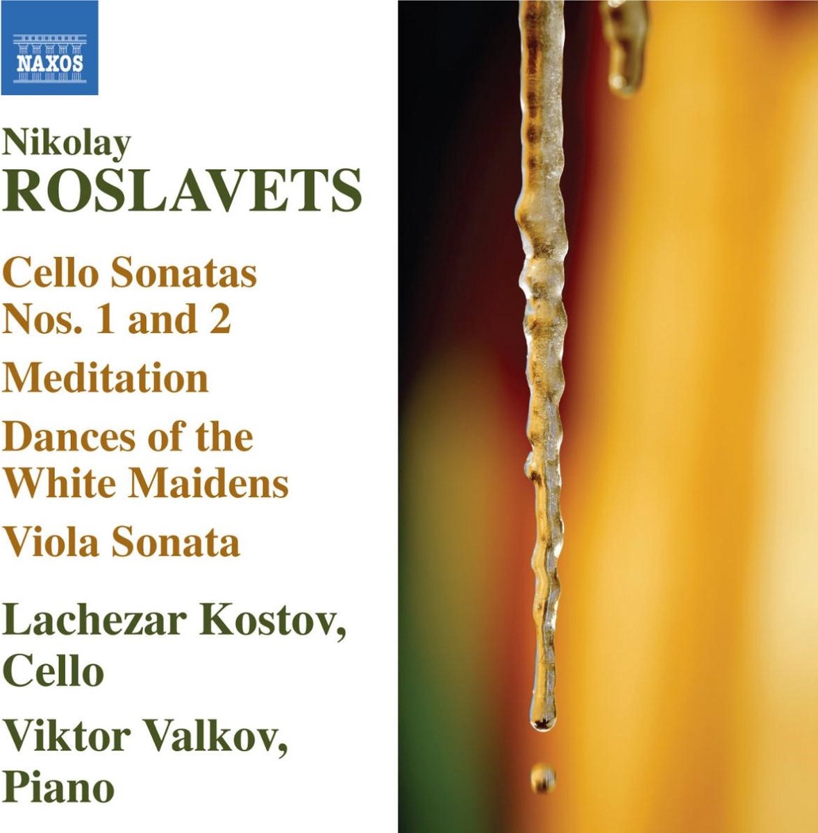 Lachezar Kostov & Viktor Valkov - Roslavets: Cello Sonatas Nos. 1& 2 (CD)