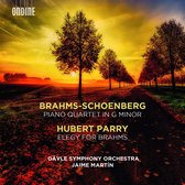 Gävle Symphony Orchestra & Jaime Martin - Piano Quartet In G Minor - Elegy For Brahms (CD)