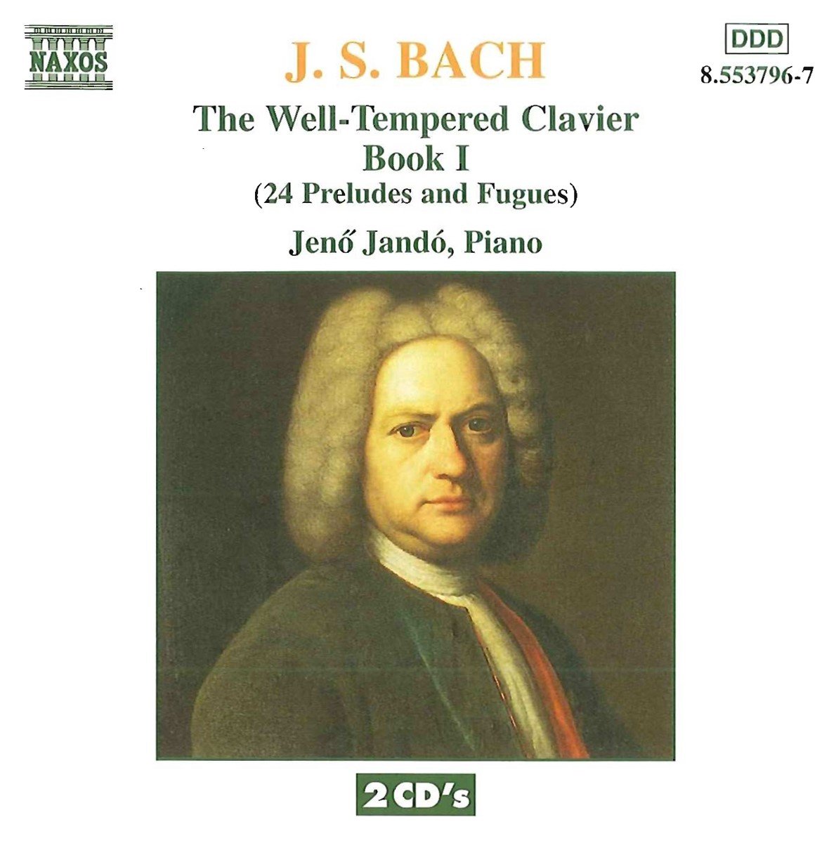 Jeno Jandó - J.S. Bach: Wohltemperierte Klavier 1 (2 CD)