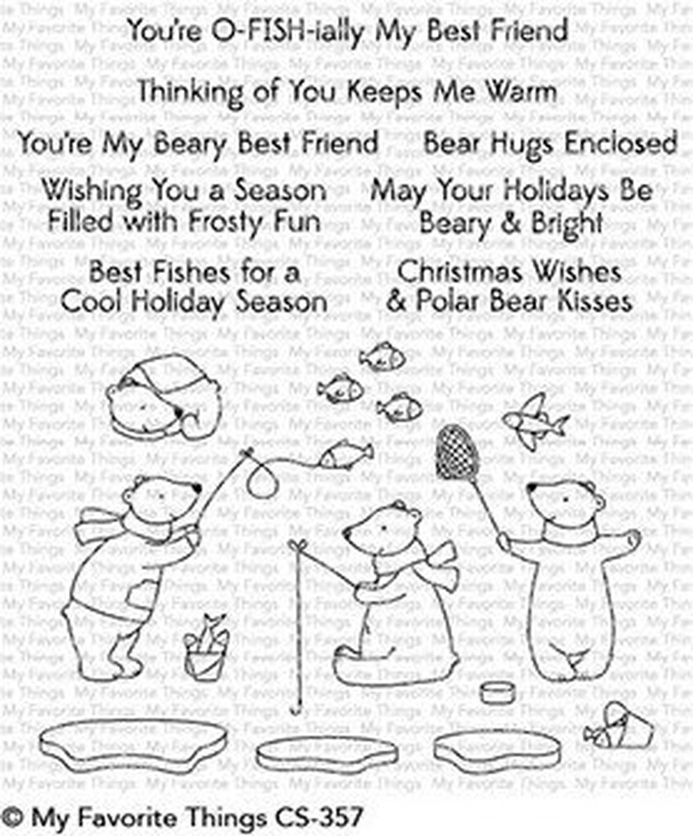 Beary Best Friends Clear Stamps (CS-357)