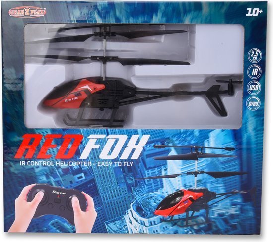 Gear2Play Red Fox Helikopter - Bestuurbare Helikopter - Gear2Play
