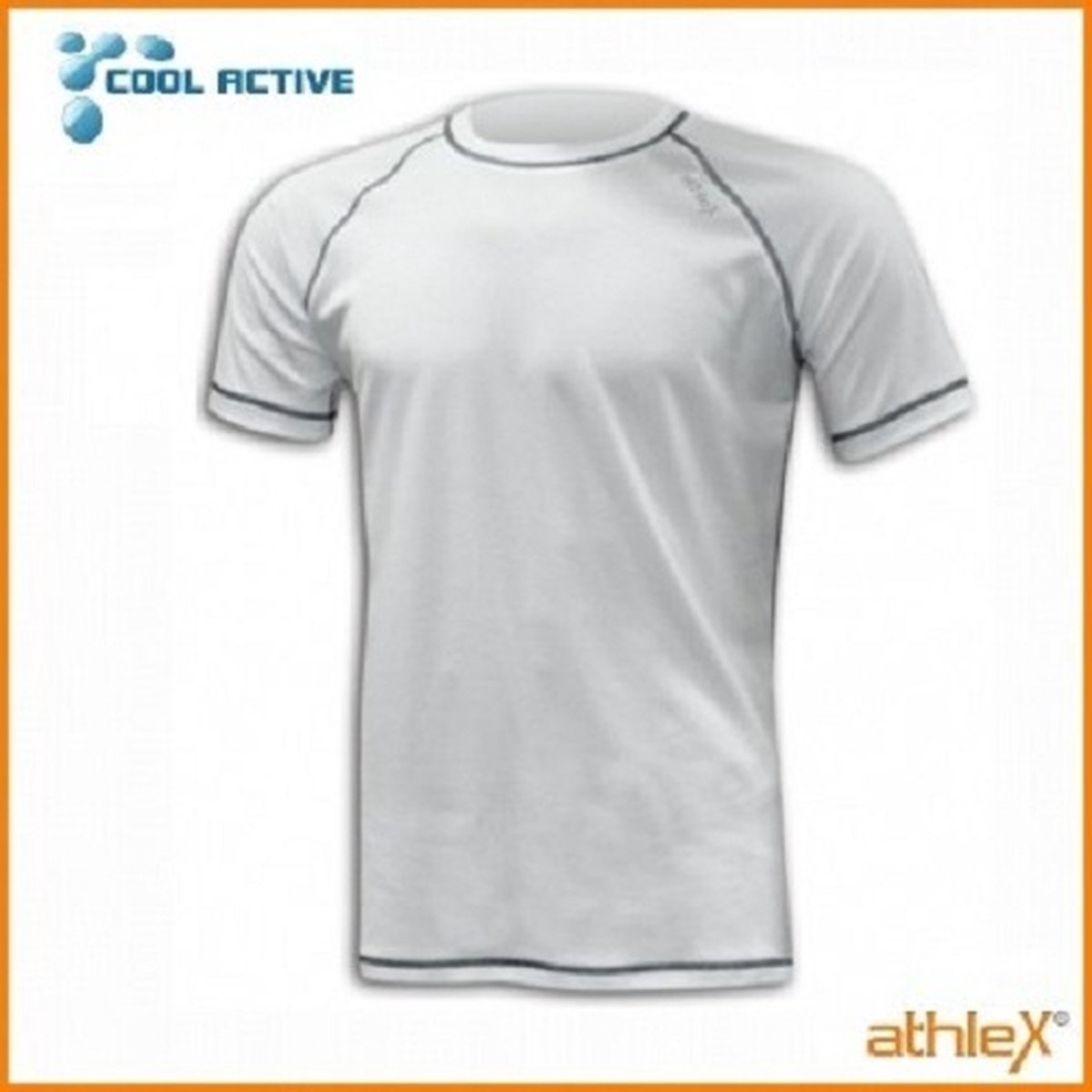 Athlex Cool Active Shirt korte mouw M Wit
