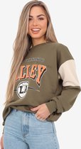 Raved Groene Sweater  - SM/ML - College Trui