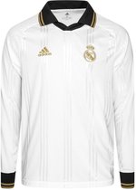 Adidas Real Madrid Long Sleeve Icon - Maat M