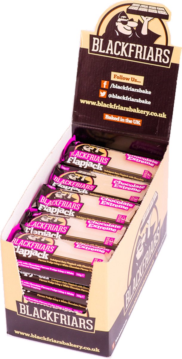 Goedkoopste Flapjacks 25x 110gr Chocolate Extreme