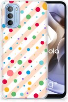 Telefoon Hoesje Motorola Moto G31 | G41 Leuk TPU Back Cover Dots
