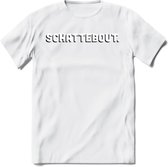 Schattebout - Valentijn T-Shirt | Grappig Valentijnsdag Cadeautje voor Hem en Haar | Dames - Heren - Unisex | Kleding Cadeau | - Wit - 3XL