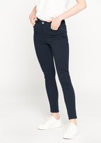 LOLALIZA Skinny broek - Marine Blauw - Maat 46