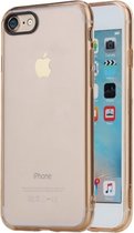 Apple iPhone 8 Hoesje - Rock - Pure Serie - TPU Backcover - Goud - Hoesje Geschikt Voor Apple iPhone 8
