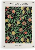 Walljar - William Morris - Fruit - Muurdecoratie - Plexiglas schilderij