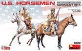 MiniArt U.S. Horsemen Normandy 1944 + Ammo by Mig lijm