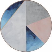 Creative Tops Onderzetters Geometric Palette 12 Cm Kurk 4 Stuks
