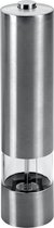 Metaltex - Elektrische pepermolen - LED-licht- 22 cm - RVS - Keramisch maalmechanisme - Hervulbaar - Instelbare maalgraad - Op batterijen (niet inbegrepen)