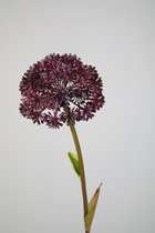 Kunstbloem - Carnation -  tuinanjer - topkwaliteit decoratie - 2 stuks - zijden bloem - paars - 54 cm hoog