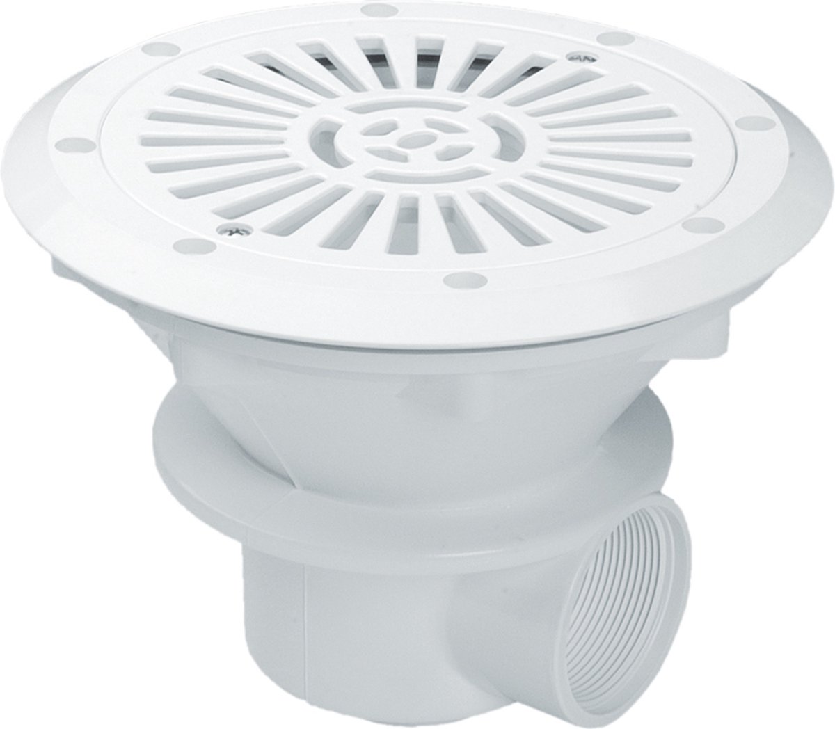 Astral ABS bodemput Ø230 mm - wit