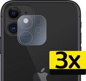 iPhone 12 Mini Camera Screenprotector Tempered Glass - iPhone 12 Mini Camera Screenprotector - 3 Stuks